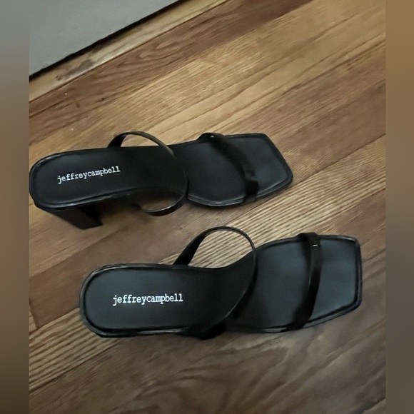Jeffrey Campbell Jamm-3 Jelly Slide Sandal black size 9 - Picture 14 of 16